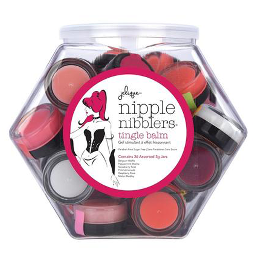 NIPPLE NIBBLERS Cool Tingle Balm Assorted 3g Bowl of 36 - DISPLAY