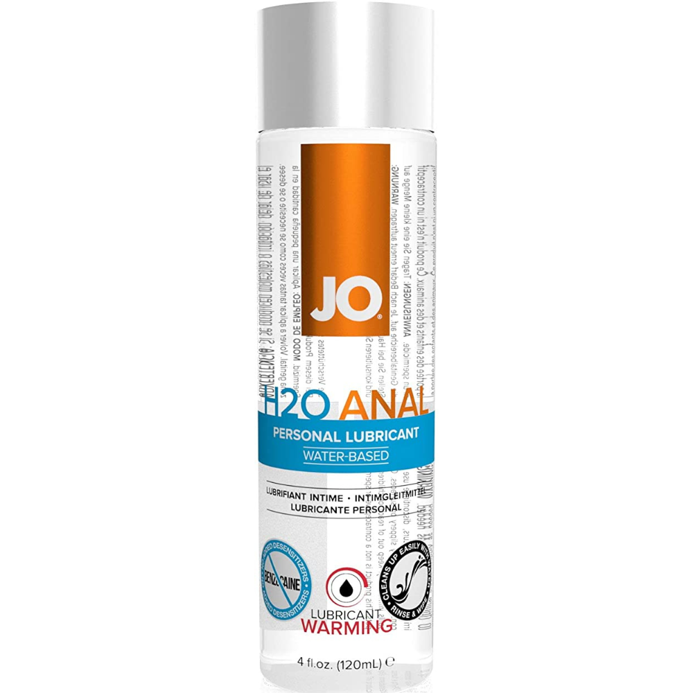 JO H2O Anal - Warming - Lubricant 4 floz / 120 mL
