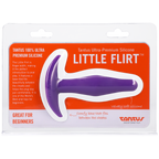 Tantus Silicone Little Flirt Butt Plug Purple Haze