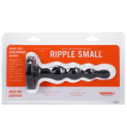 Tantus Silicone Ripple Small Silicone Butt Plug Black