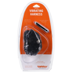 TS8693 - Tantus Velvet Vibrating Harness Onyx