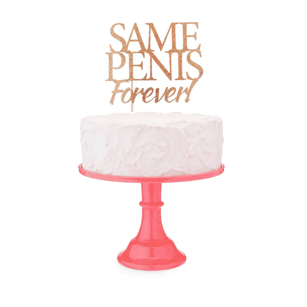 Glitterati Same Penis Forever CakeTopper