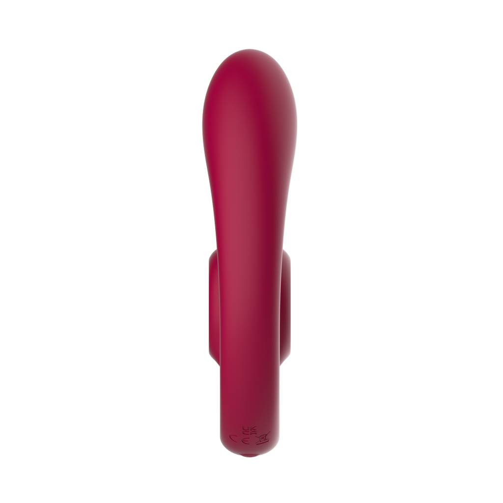 SVibe Snail GIZI Duo Couples Stimulator, burgundy