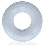 ROTO grooved gripper-ribbed cockring CLEAR STEAM