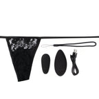 Premium Ergonomic Remote Panty Set - Black