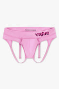 Mens Large - JockVStrap Sheer Briefs - Taffy