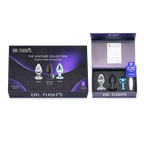 Venture Collection (Medium) - Deluxe Anal Plug Set – Vibrating Silicone, Glass & Metal