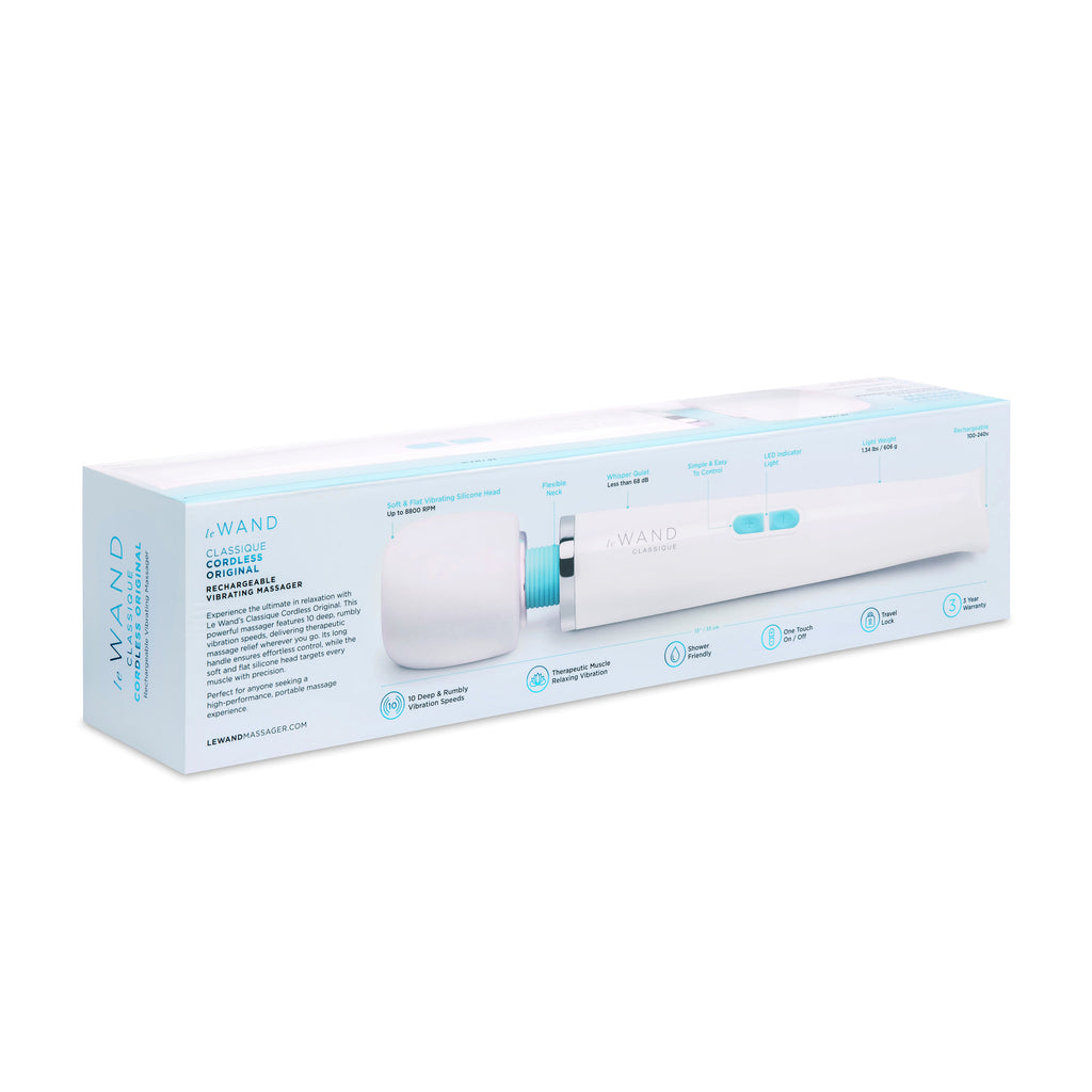 Le Wand Classique Cordless Original Rechargeable Wand Massager