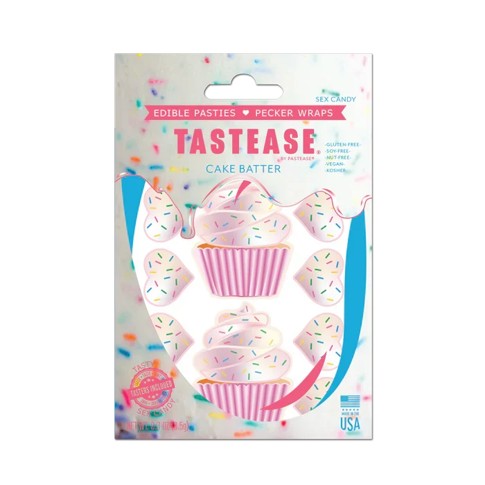Tastease: Edible Pasties/Pecker Wrap- Cake Batter