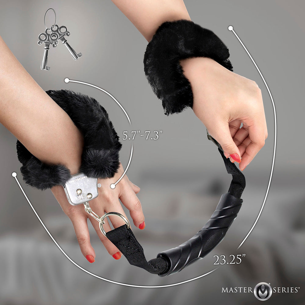 Furry Handcuffs with Handle