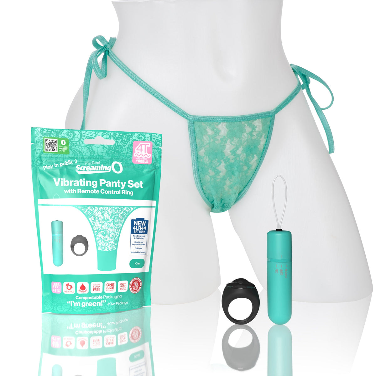 My Secret Screaming O 4T Panty Vibe - Kiwi