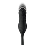 Hyper Thrusting and Vibrating Anal Plug with C-Ring