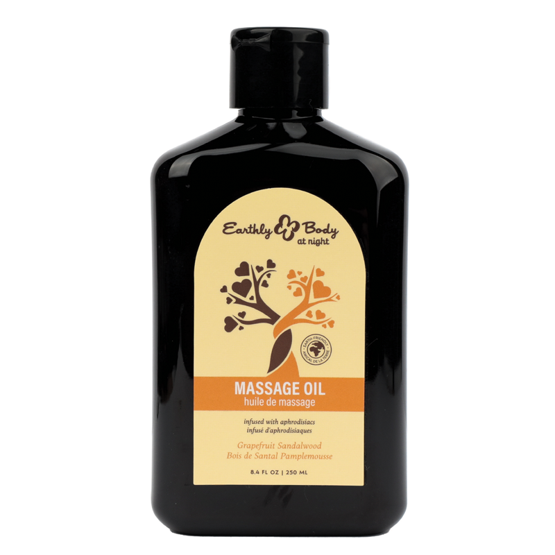 Hemp Seed at Night Massage Oil Aphrodisiac Collection Grapefruit Sandalwood 8.4oz / 250ml