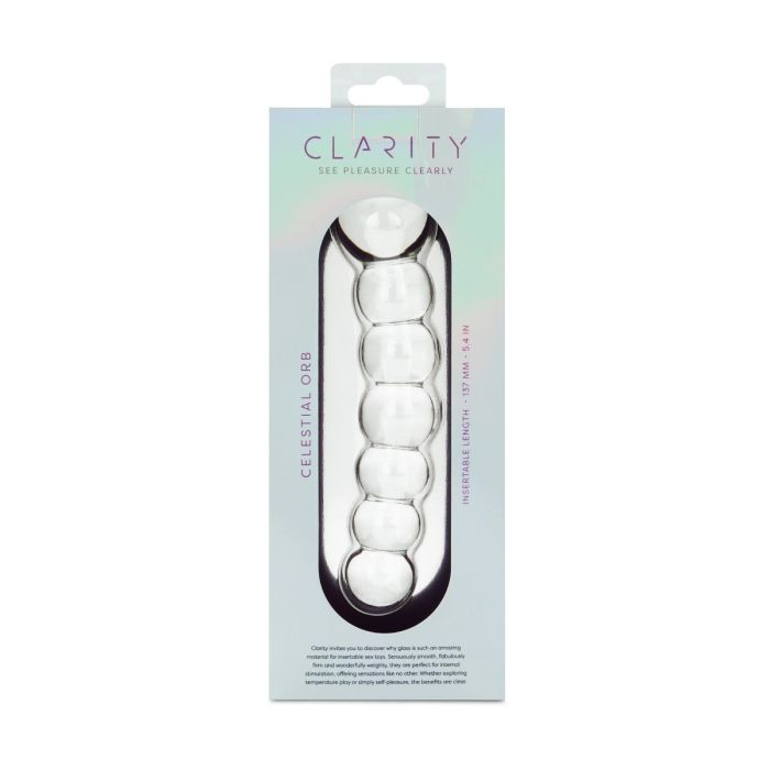 Clarity - Glass Dildo - Celestial Orb