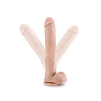 Au Naturel - Daddy - 14" Sensa Feel Dual Density Dildo - Vanilla