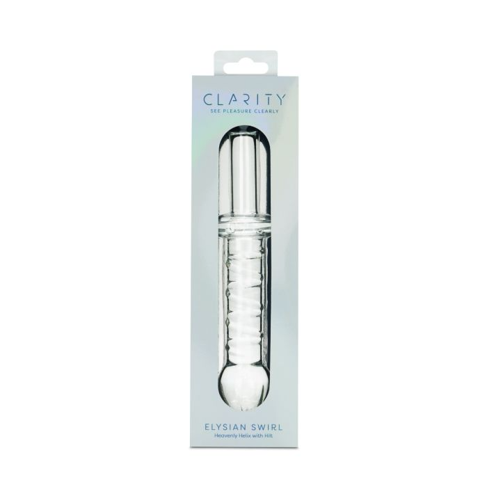 Clarity - Glass Dildo - Elysian Swirl