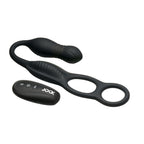Hyper Thrusting and Vibrating Anal Plug with C-Ring