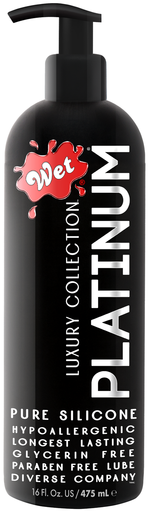 Platinum Silicone Based Sex Lube 16 Ounce