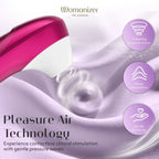 Womanizer Pro Clitoral Stimulator - Vibrant Pink