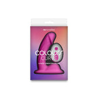 Colours - Curve - Vibrating w/ remote - 5" Dildo - Pink