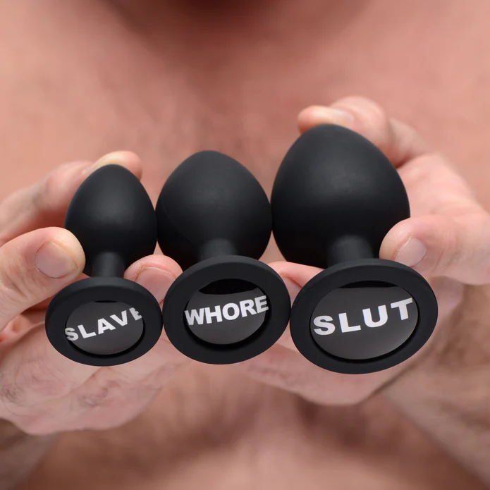 MS Dirty Words Anal Plug Set