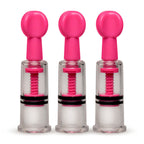 MAXtwist Clit & Nipple Triple Sucker Set - Pink