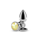 Rear Assets - Silver - Small - Yellow Gem