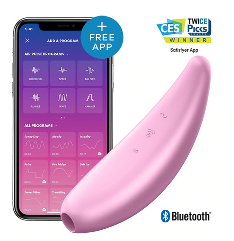 Curvy 3+ - Pink With Remote App Control