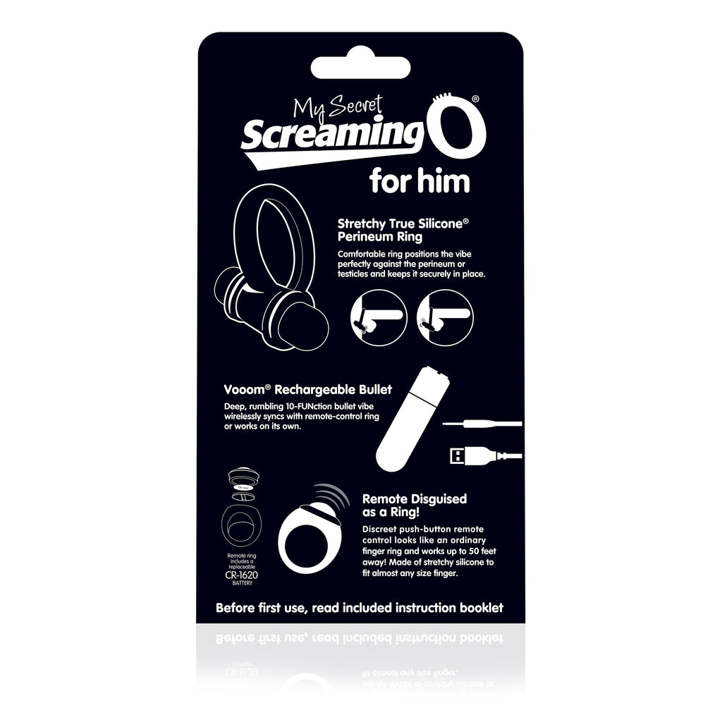 My Secret Bullet and Ring for Him - Black