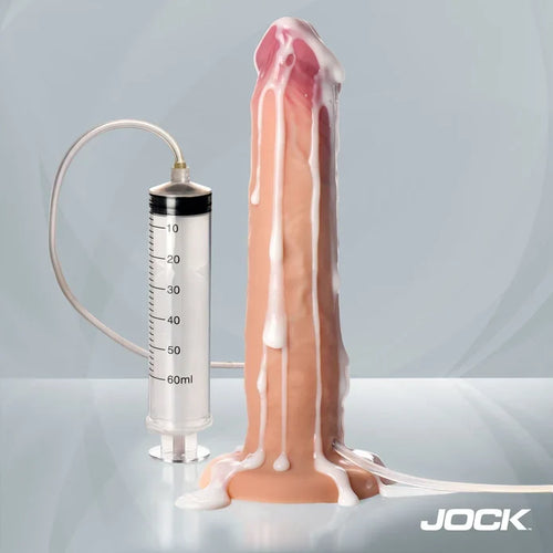 9.75" Ejaculating Silicone Dildo