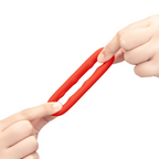 b-Vibe Flex Ring Grip Ultra Soft Silicone Cock Ring - Red