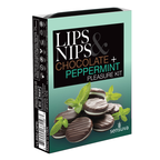 LIPS & NIPS Pleasure Kit Chocolate NipZip + Chocolate Peppermint Limited Edition XBalm+50 Ways to Kiss Guide