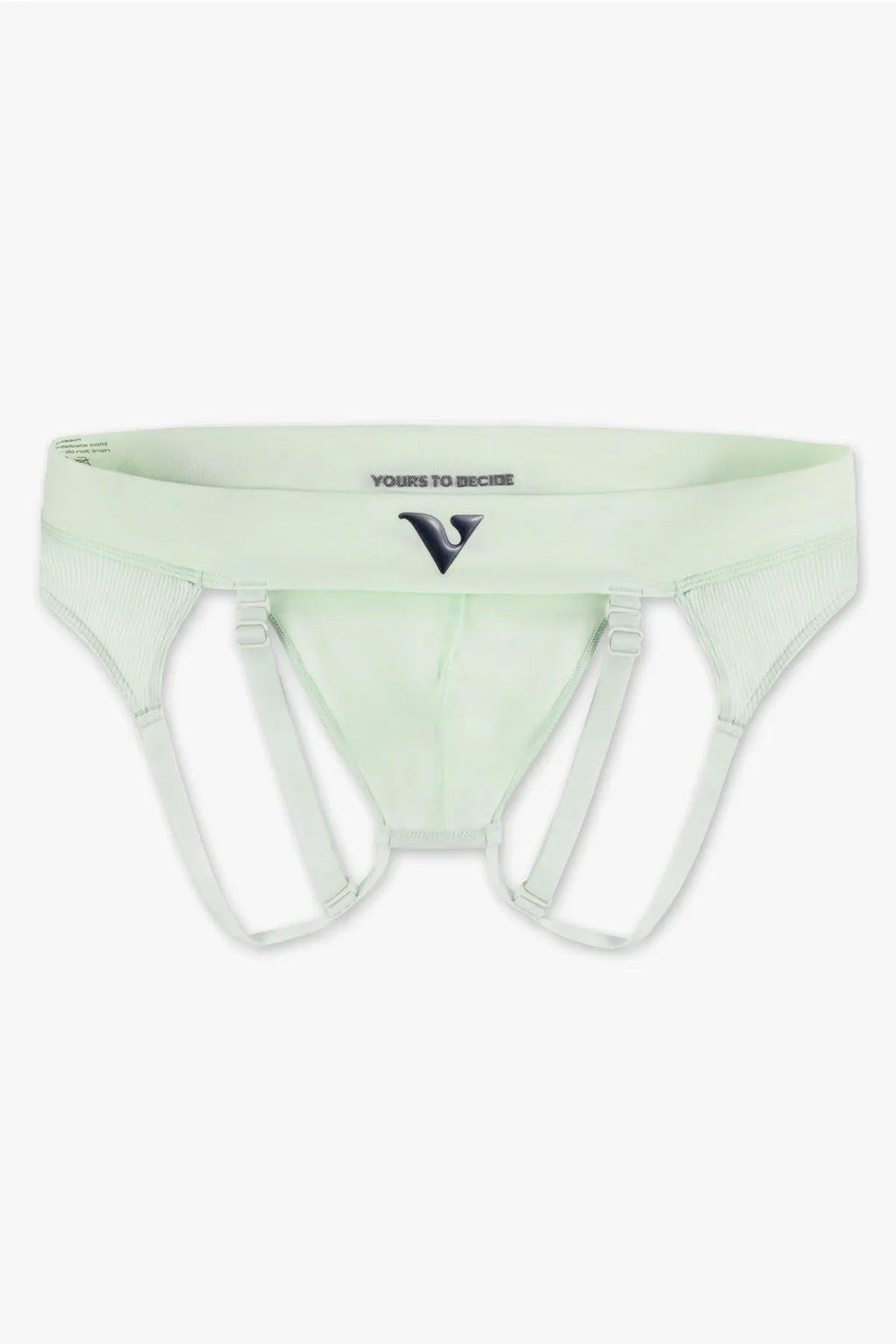Mens Large - JockVStrap Rib Briefs - Mint