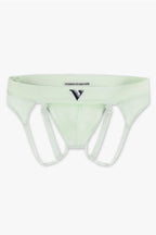 Mens Large - JockVStrap Rib Briefs - Mint