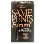Glitterati Same Penis Forever CakeTopper