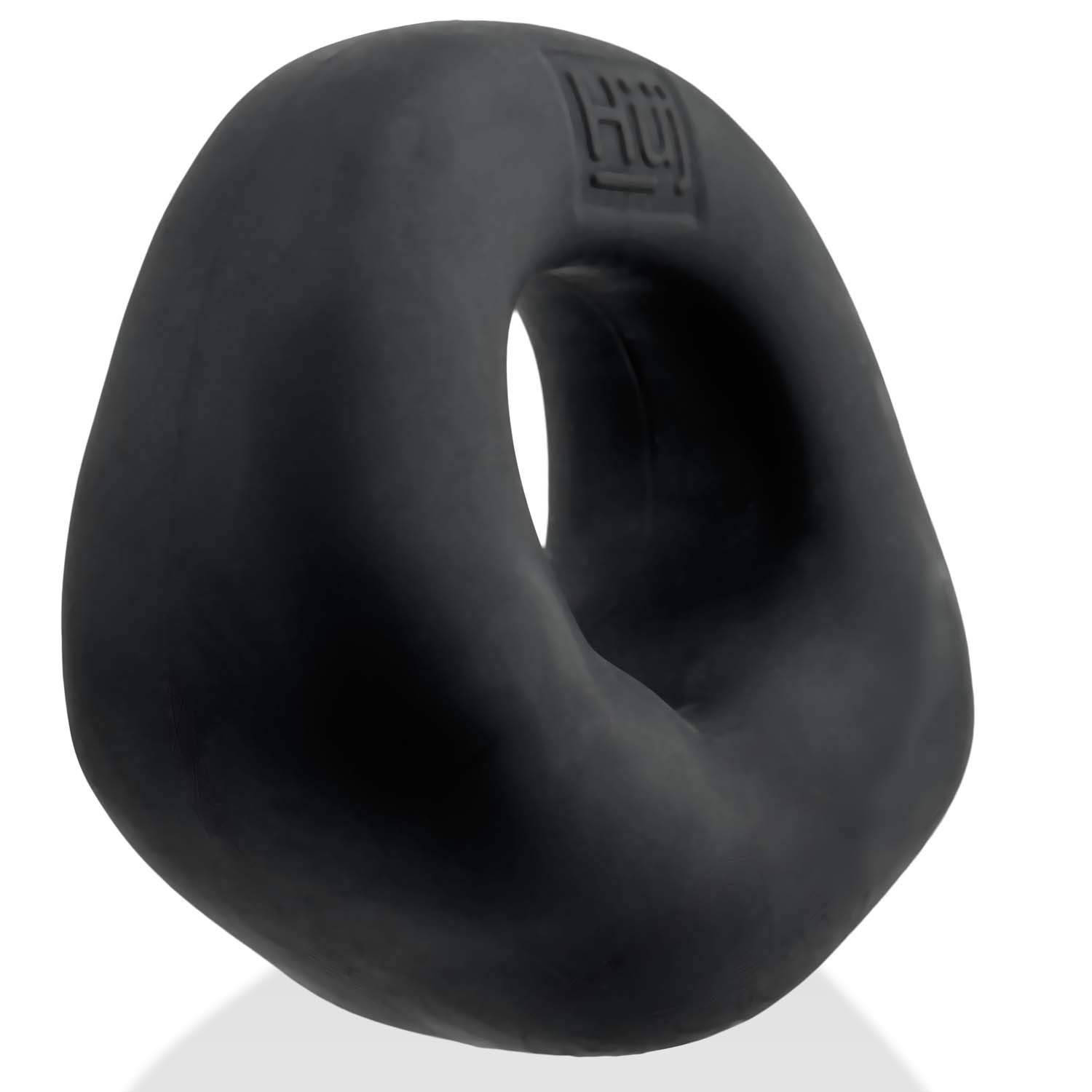 FIT BULGE hung-style cockring BLACK FOG