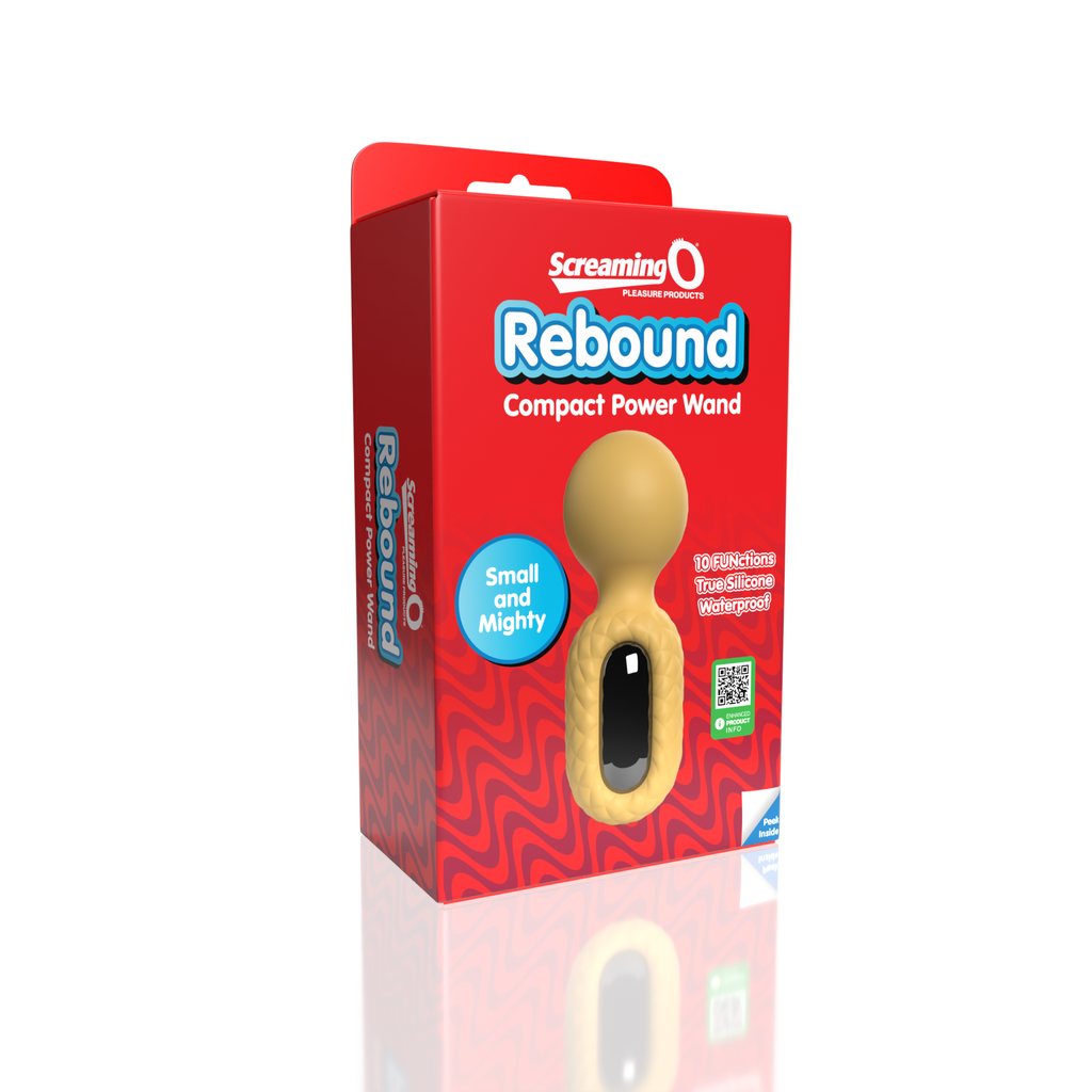 Screaming O Rebound Compact Power Wand - Bumblee Yellow