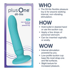 plusOne® dil-lite Non-Vibrating Dildo