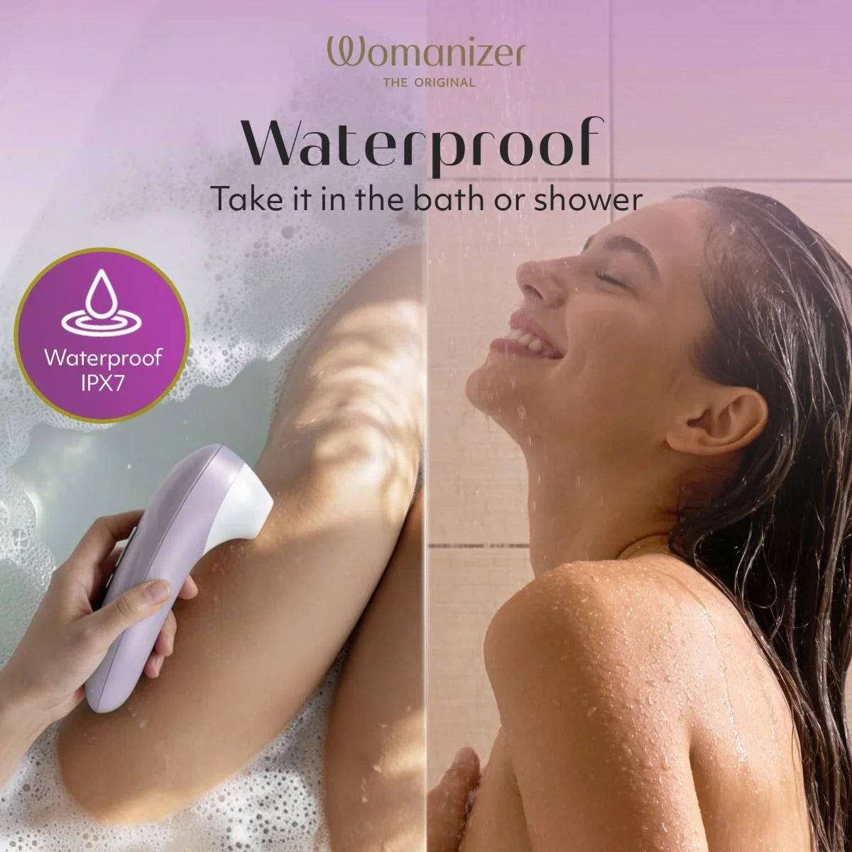 Womanizer Pro Clitoral Stimulator - Lilac