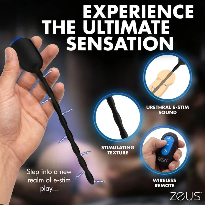 Inflatable Anal Plug & Urethral Sound E-Stim Kit w/remote