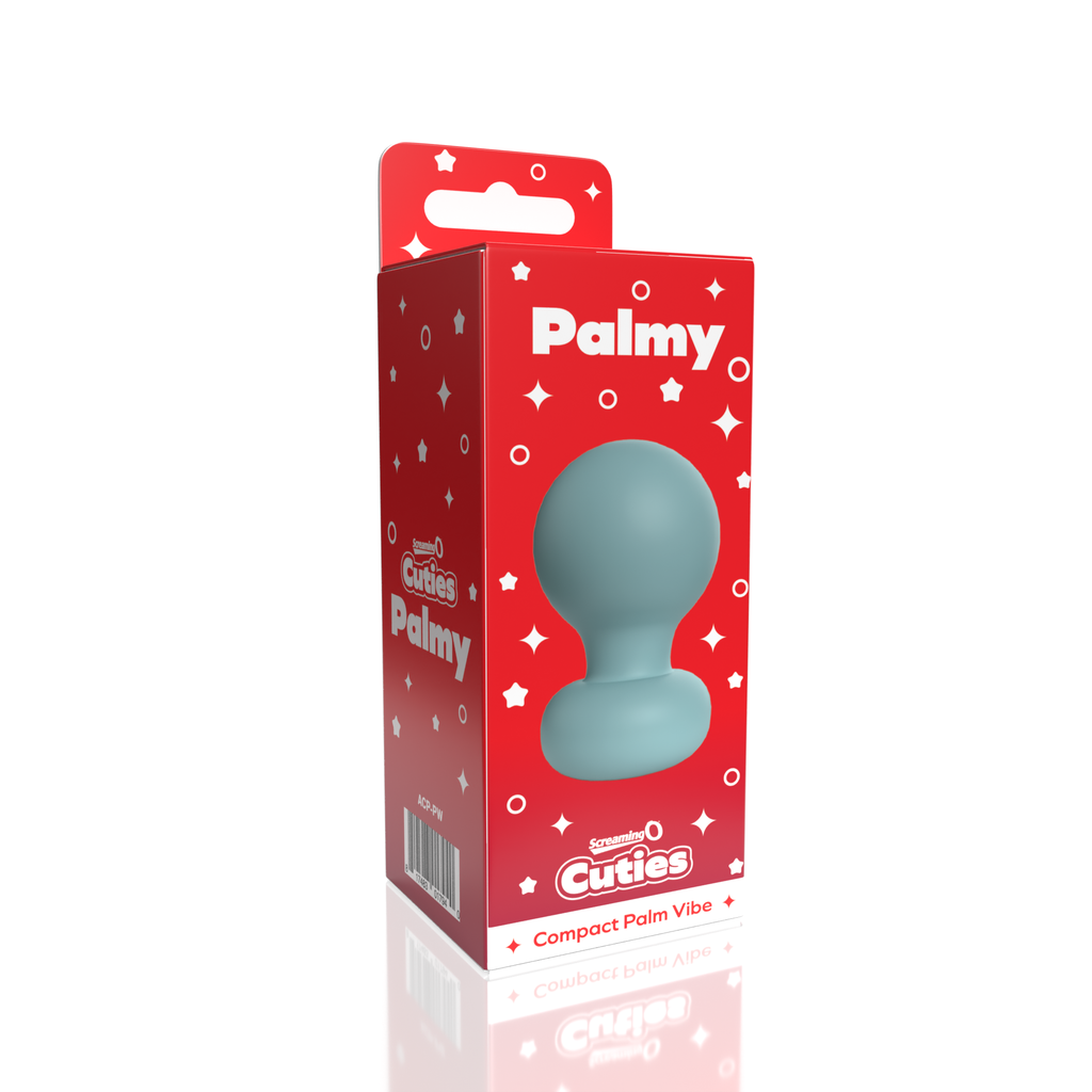 Screaming O Cuties Palmy Palm Vibrator - Powder Blue