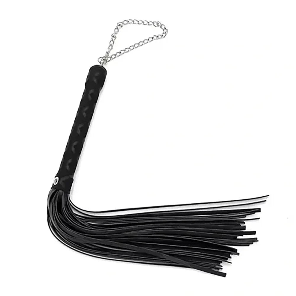 Black on Black Flogger 16"