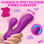 Flexible G-Spot Silicone Rabbit Vibrator