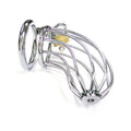 Stainless Steel Chasity Cock Cage with Padlock
