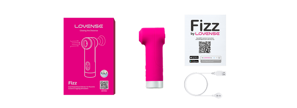 Lovense Fizz Dual-Head Customizable Clitoral Vibrator