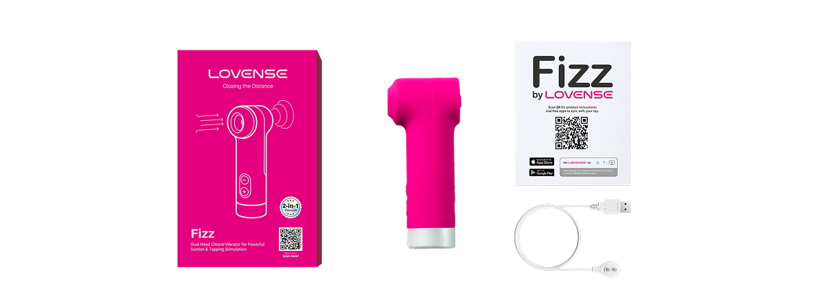 Lovense Fizz Dual-Head Customizable Clitoral Vibrator