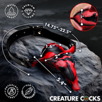 Silicone Barbed Tongue - Red