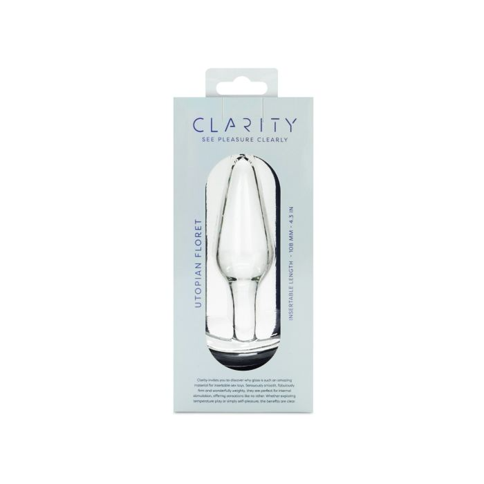 Clarity - Glass Dildo - Utopian Floret