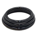 Stainless Steel 3 Piece Cock Ring Set (45/50/55mm) - Black
