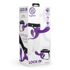 Together Lock-In Vibrating Strap-On Dildo